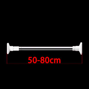 ราวแขวนสุญญากาศราวแขวนราวม่านราวสแตนเลสราวแขวนสแตนเลสราวม่านอาบน้ำห้องนอนนระเบียงราวอเนกประสงค์ปรับขนาดได้ตั้งแต่ 50-260 ซม.