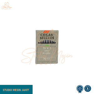 Jarum jahit 2 Rante ORGAN NEEDLES TV X 7 Original Berbagai Ukuran
