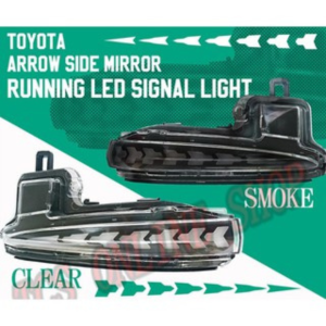 [ 2 IN 1 ] 2PCS TOYOTA ALPHARD / VELLFIRE ANH30 AGH30 2015-2019 SIDE MIRROR RUNNING SIGNAL LED DAY LIGHT