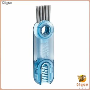 Digeo Multifunctional Cup Lid Cleaning Brush Cup Cover Lid Cleaner Mini Cute Carrot Cleaning Brush