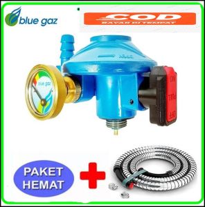Regulator PD - blue gaz Indikator Gas ADA METERANNYA fre selang