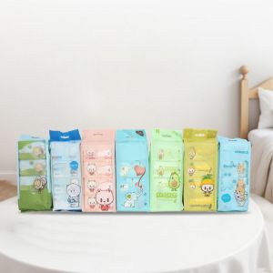 LD-C949 Tissue Basah Mini Karakter Travel 8in1 / Tisue Basah Bayi Bebas Alkohol 1Pack Isi 8PCS