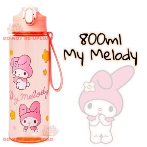 800ml Cute Cartoon Plastic School Water Bottle Tumbler for School Kids - Big Capacity