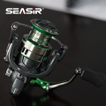 Seasir DW All Metal Spinning Fishing Reel 14+1 BB 5.2:1 Gear Ratio 1000-7000 series Max Drag 15kg Saltwater Fishing Wheel Cheap Designed in Japan. 