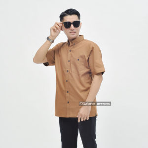 Kemeja Pria pendek premium size jumbo big size terbaru 4xl 6 xl 8 xl bb 130