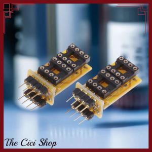 [The Cici Shop] Dual Single DIP8 To Single OP-Amp Audio Opamp Adaptor Conversion Seat For NE5534 AD797 OPA627 Operational Amplifier
