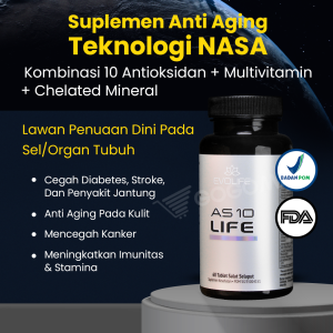 Evolife AS10 Suplemen Antioksidan Tinggi dan Mineral Untuk Kesehatan Tubuh Meningkatkan Imunitas