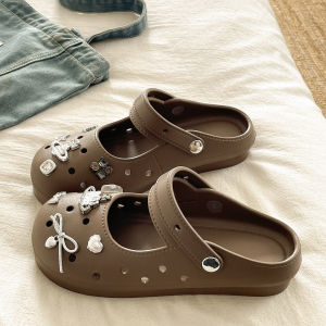 [Free Shipping] Ballet Flats Casual Summer Shoes Non-Slip Odor-Resistant Cute Suitable For Outdoor Wear Beach Travel WomenS Clogs 2026 New Style