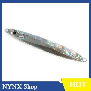 [NYNX] 1 Pieces Metal Lure Fishing Spoon Freshwater Fishing Hard LureSliceJigBait Spoon Fishing Tackle Metal Jigging