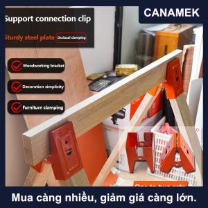 【CANAMEK】 2pcs chế biến gỗ Bảng Bracket sửa chữa Clip kết nối có thể điều chỉnh chống trượt thiết kế cho gia cố và trang trí hỗ trợ