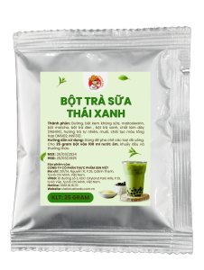 Trà Sữa Thái Xanh Hòa Tan Orange Chef 500G túi pha đủ 20 Ly - Nguyên liệu nhập khẩu Thái Lan