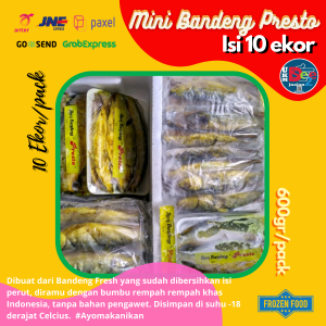 Mini Bandeng Presto PM isi 10 ekor/pack siap masak tinggal goreng Bund