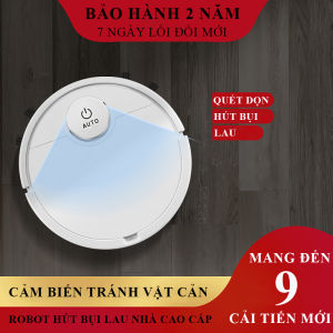 Robot hút bụi lau nhà cảm biến thông minh làm sạch mọi ngóc ngách trong nhà thiết kế đẹp mắt Lực hút cực mạnh lên tới 1000 PA dễ dàng hút mọi bụi bẩn tóc lông chó mèo trong nhà bạn Bảo hành 2 năm lỗi đổi mới trong 7 ngày
