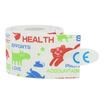 GYMPRO KT tape Bộ Sưu Tập Màu Băng Kinesiology Cuộn Không Cắt Mẫu Chuyên Nghiệp 5Cm * 5M Băng Thể Thao Cotton Trị Liệu Thoáng Khí Đàn Hồi Không Gây Dị Ứng Để Giảm Đau