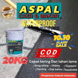QUALITY Aspal Cair Waterproofing 20kg pelapis anti bocor emulsi