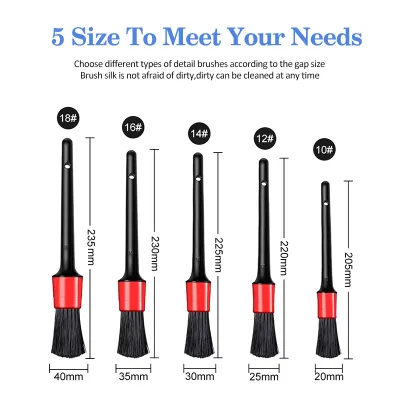 🚗 12Pcs Car Cleaning Brush Kit Dirt Dust Clean Brush Car Motorcycle Air Vents Clean Set Car Detailing Brush Tool Car Motorcycle Cleaning Maintenance Tool