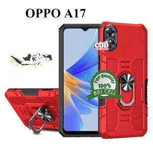 OPPO A17 (CPH2477) CASE ROBOT HIT EYE RING STANDING CESING BELAKANG-CASE PENUTUP HEADPHONE