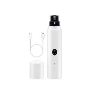 SDFSF 3 Colors Electric Pet Nail Grinder USB Charging Quiet Pet Nail Trimmer Practical Safe Cat Grooming Clipper For Cats Dogs