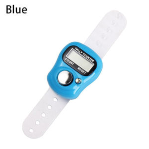 Mini Finger Ring Tally Counter Digital Electronic Knitting Row Counter Weave Tools Hand Held Stroke Counters Point Marker