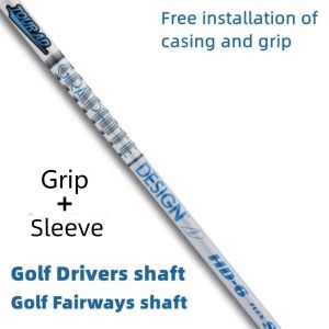 Golf Drivers Shaft AD HD Series Flex 5/6 R / SR / S Graphite Fw Shaft Free Assembly Sleeve and Grip  Club Shftas