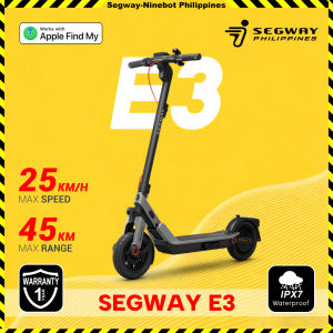 Segway Ninebot KickScooter E3 Foldable Electric Scooter for Short Commutes 25km/h and 45km Max Range