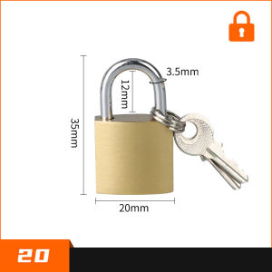 【Buy 5 get 5】Security 1Padlock Door Lock Brass Padlock(20mm/25mm/30mm/40mm/50mm)