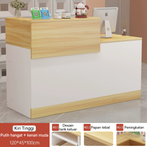 ⭐Garansi 3 tahun&120-180cm⭐Meja Counter Menangkal Meja Kasir Meja Bar Salon Kecantikan Meja Resepsionis Meja Front Desk Meja Resepsionis Counter Meja Depan Kasir Counter Kaunter zyp