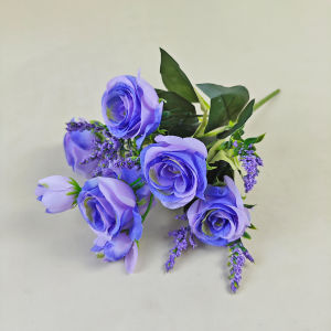 Bunga Artificial Mawar Buket Premium Tanaman Hias Tangkai Ornamen Dekorasi Ruangan Rumah COD PBP225