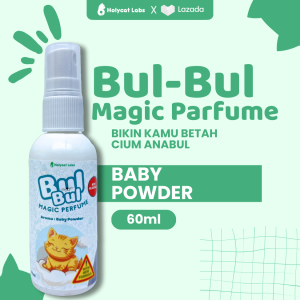 Parfum Kucing BUL BUL 60 ML Authentic Perfume Aman Terjilat Non Alkohol Wangi Sepanjang Hari