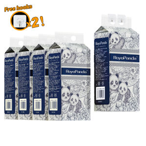 【BUY4TAKE1】RoyoPanda Tissue Hanging 4Ply Wall Tissue Facial Tissue Comfortable Tisu 170*140MM 1000Sheets Thickened Soft Deluxe Tissue