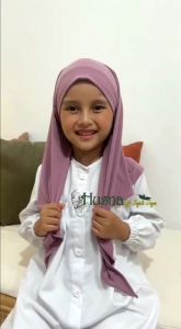 Hijab Husna Segitiga Malay Anak: Pilihan Hijab Nyaman & Mudah Digunakan