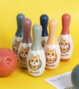 JoyToys Deluxe Quality 6 Pin Colourful Indoor Bowling Games Bowl Sport Toys For Kids Birthday Present Mainan Bola Boling Bowling Bola Toys Budak Mainan Kids