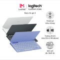 Bàn phím Bluetooth Logitech Slim Keys To Go 2 - Siêu mỏng nhẹ 222g, kết nối đa thiết bị, Windows, MacOS. 