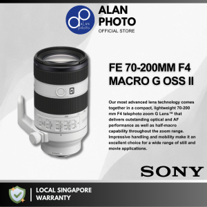 Sony FE 70-200mm F4 Macro G OSS II Lens - SEL70200G2 | Sony Singapore Warranty
