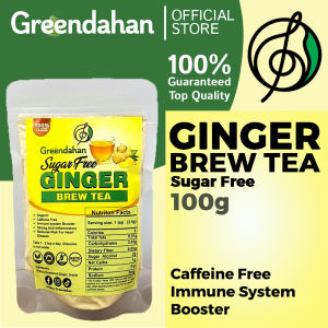 Greendahan SUGAR-FREE Ginger Brew Tea 100g - Keto Friendly