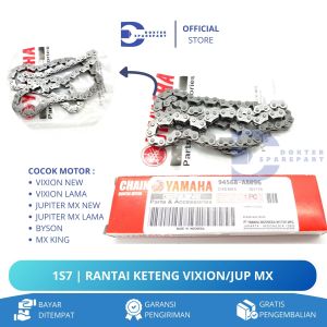 1S7 RANTAI KETENG JUPITER MX NEW OLD / VIXION NEW LAMA / BYSON / RANTAI KAMPRAT / RANTE MESIN
