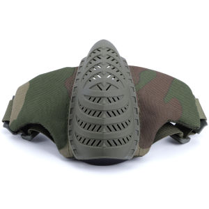 Tactical Half Face Breathable Mask Military Army War Game Hunting Shooting Cycling Paintball Airsoft Protective Camouflage Mask