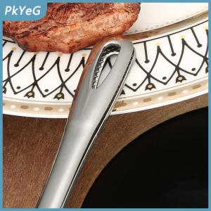 PkYeG 1 cái thép không gỉ thực phẩm kẹp dài xử lý chống trượt thịt nướng kẹp bít tết dụng cụ nấu ăn nhà bếp phụ kiện nhà bếp