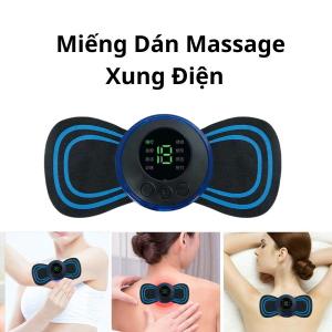 Máy Massage Toàn Thân Miếng Dán Massage Xung Điện Mini Cổ Vai Gáy Cơ Bắp Tay Toàn Thân 1-15 Chế Độ Massage Chế Độ Sạc Pin Tiện Dụng An Toàn  Dễ Dàng Sử Dụng ( Bảo Hành 12 tháng trên toàn quốc )