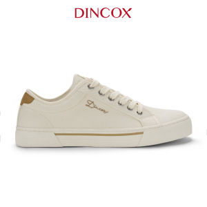 Giày Sneaker Vải Canvas Nam Nữ E12 Cream Thời Trang Dincox
