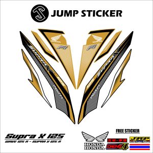Stiker striping SUPRA X 125 - WAVE 125 R grafis variasi 043