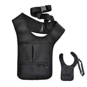 OLIKEI กระเป๋าสะพายไหล่กันขโมยกระเป๋าแบบหนีบแขนที่ซ่อนของผู้ชายกระเป๋าใส่โทรศัพท์กระเป๋าสะพายกระชับถุงยุทธวิธีกลางแจ้ง