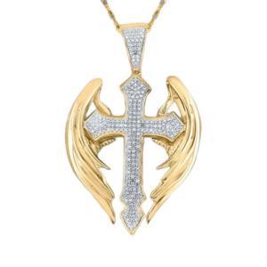 Symbolic Crosses Pendant Necklace Vintage Styles Adjustable Chain Alloy for Faith and Fashion Accessory