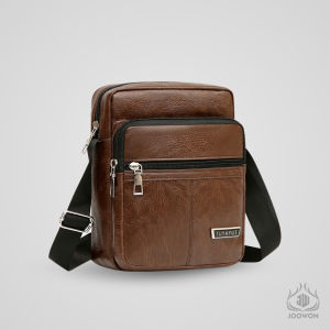 Tas Selempang Pria Kekinian Terbaru Bahan Kulit Sintesis Waterproof Terlaris High Quality - WY04