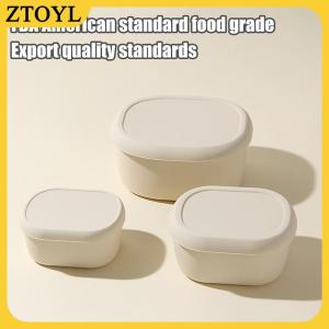 ZTOYL 200 300 600ml Silicone Bento Hộp Ăn Trưa container không bị rò rỉ ăn trưa container bpa-miễn phí máy rửa chén an toàn