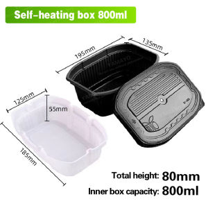 Self Heating Hotpot Box || 70g Disposable Heating Hotpack || Outdoor Camping Lunch || Water Active Flameless Ration
