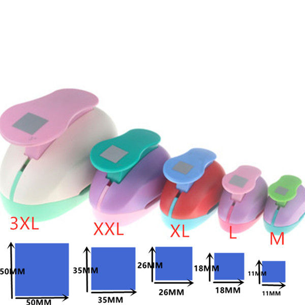 【Ready Electronics】 18mm-53mm Square Shaped Craft Punch Scrapbooking ...