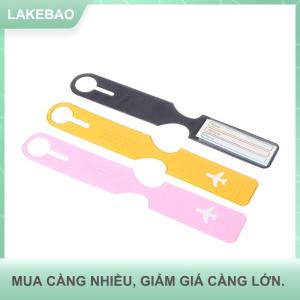 【LAKEBAO】 Thẻ Túi hành lý du lịch đơn giản nhãn ID địa chỉ Tên vali bằng nhựa