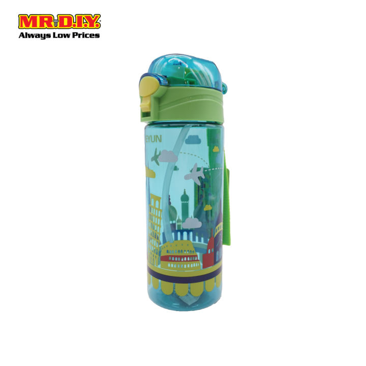 EYUN Kids Push Open Button Water Bottle X3671 (600ml) Lazada