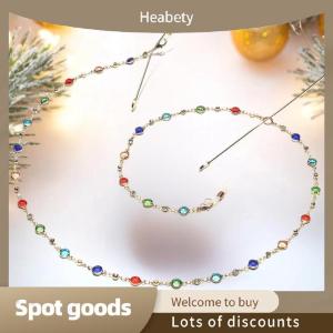 Heabety Fashion Made By Hand es Chain For Summer Light Luxury Navy Blue Hanging Chain Fashion Anti-Loss Eye Chain